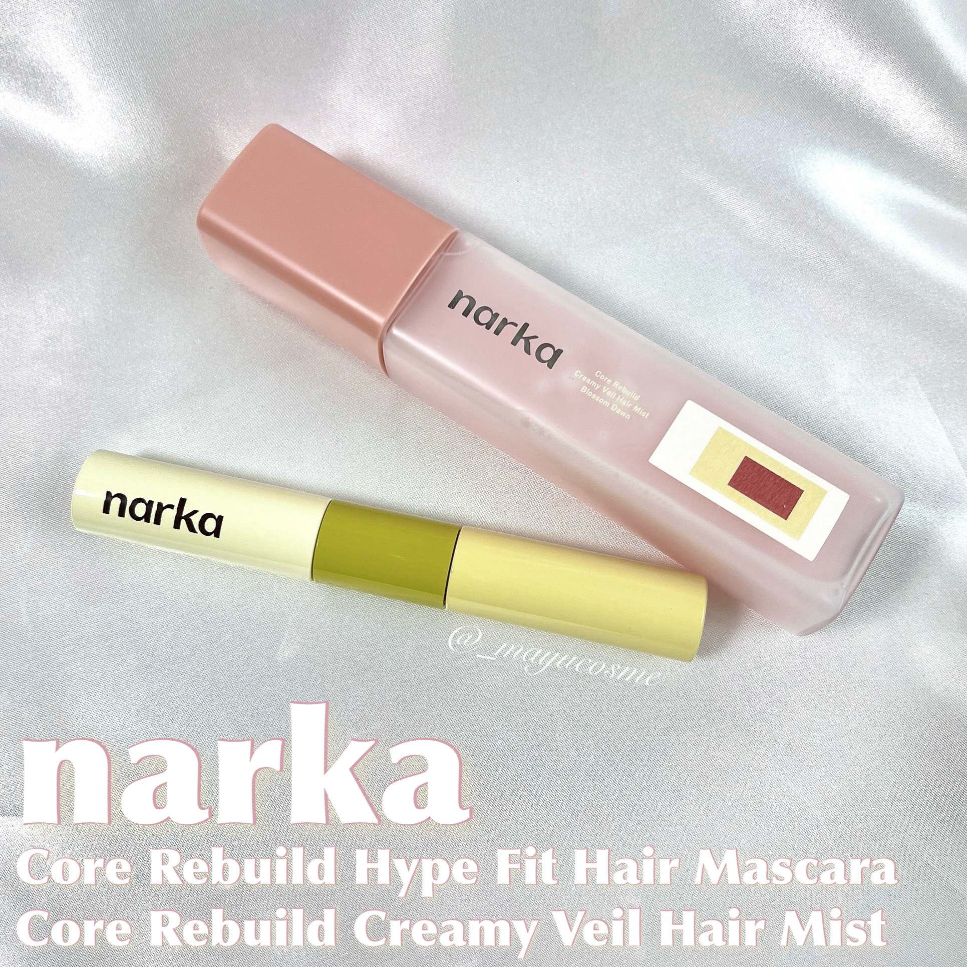 クリーミーベールヘアミスト ブロッサムダン/narka/ヘアミストを使ったクチコミ（1枚目）