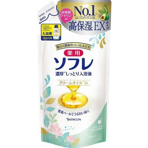 濃厚しっとり入浴液 リラックスサボンの香り つめかえ用 400ml