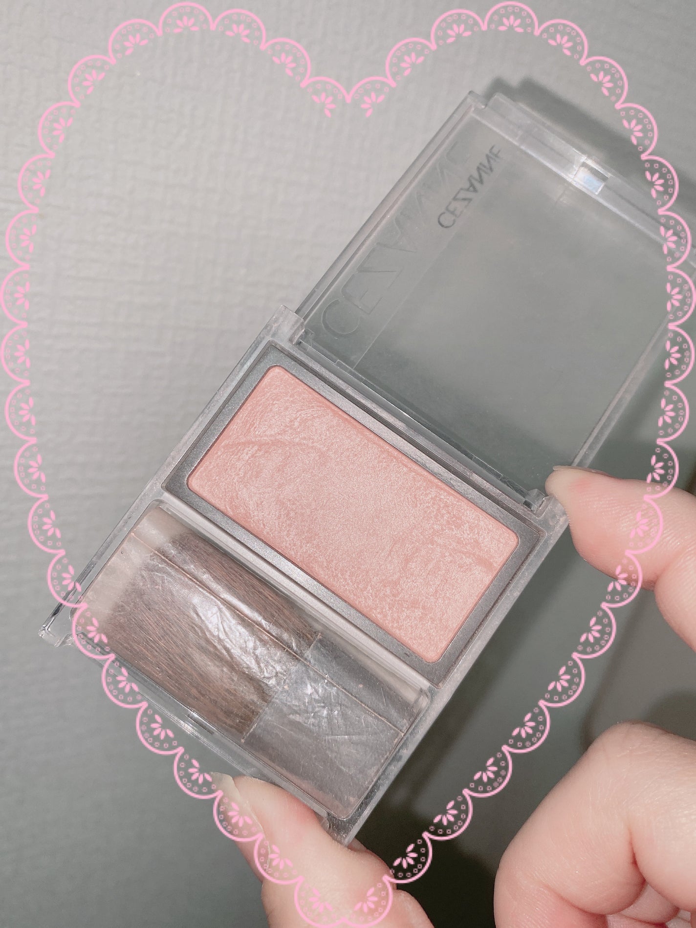 チークブラッシュ/CEZANNE/パウダーチークを使ったクチコミ(1枚目)