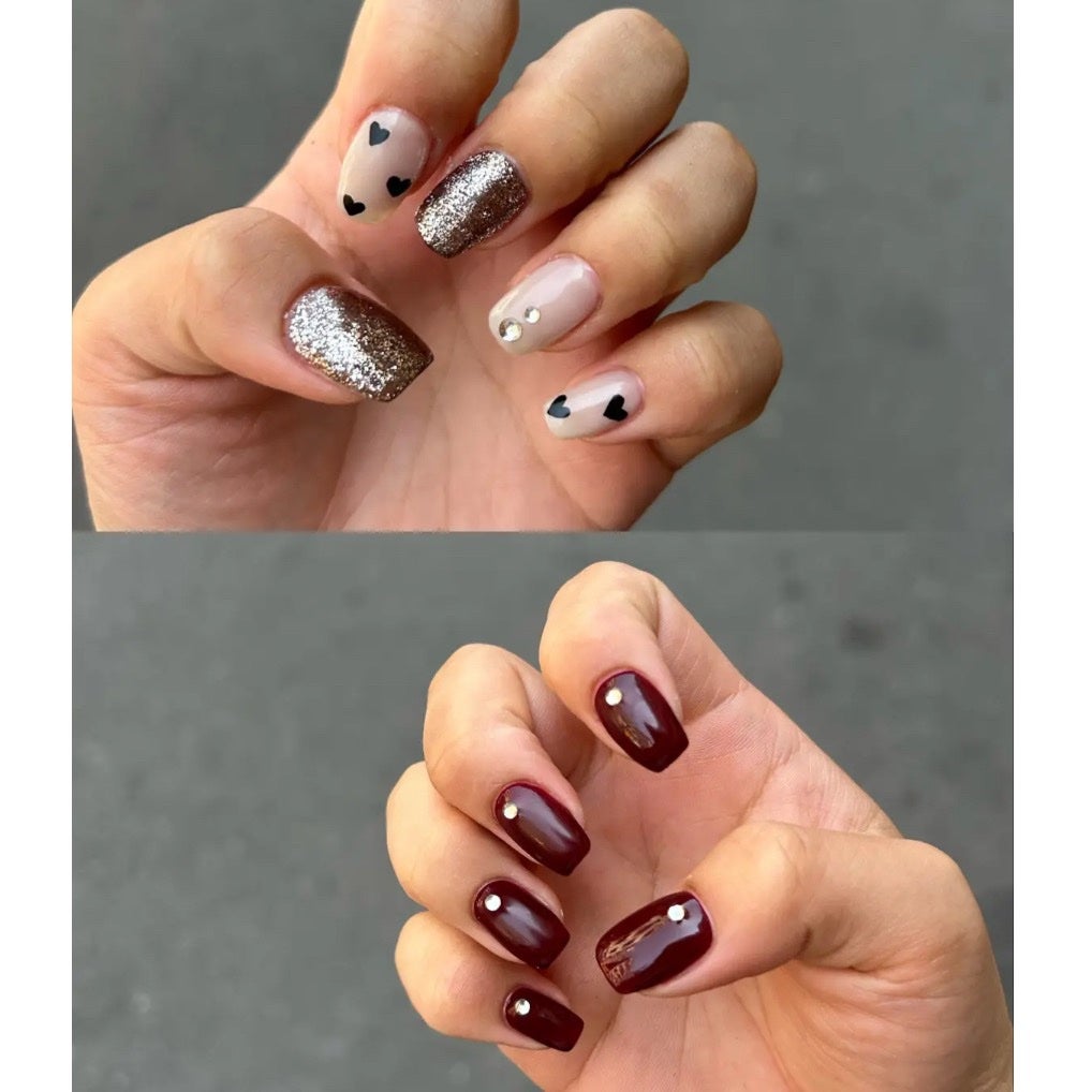 tea on LIPS 「過去ネイル左右デザインちがうの可愛かったなあ#ネイル#ネイルデ..」(1枚目)