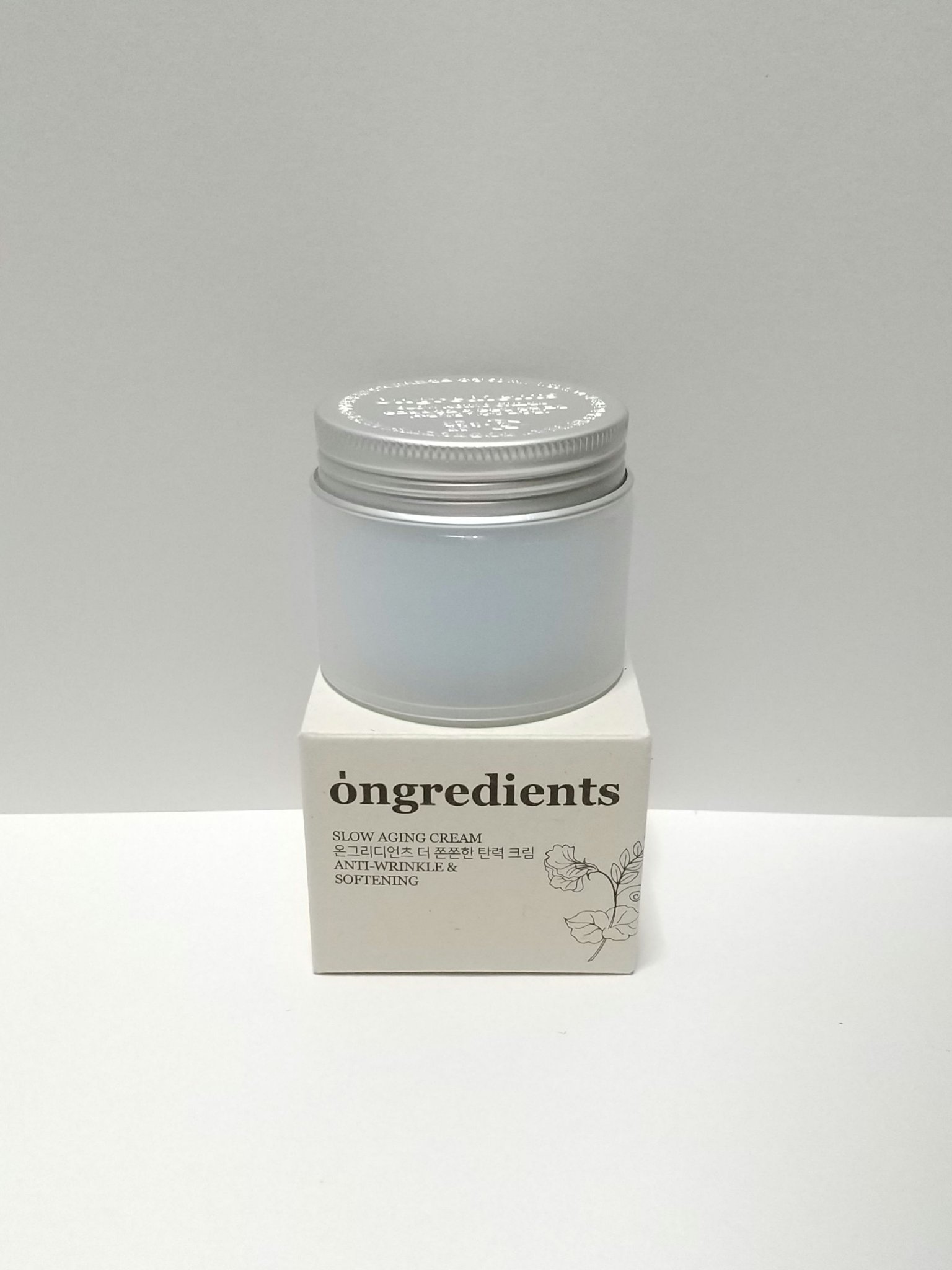 Slow Aging Cream /Ongredients/フェイスクリームを使ったクチコミ（1枚目）
