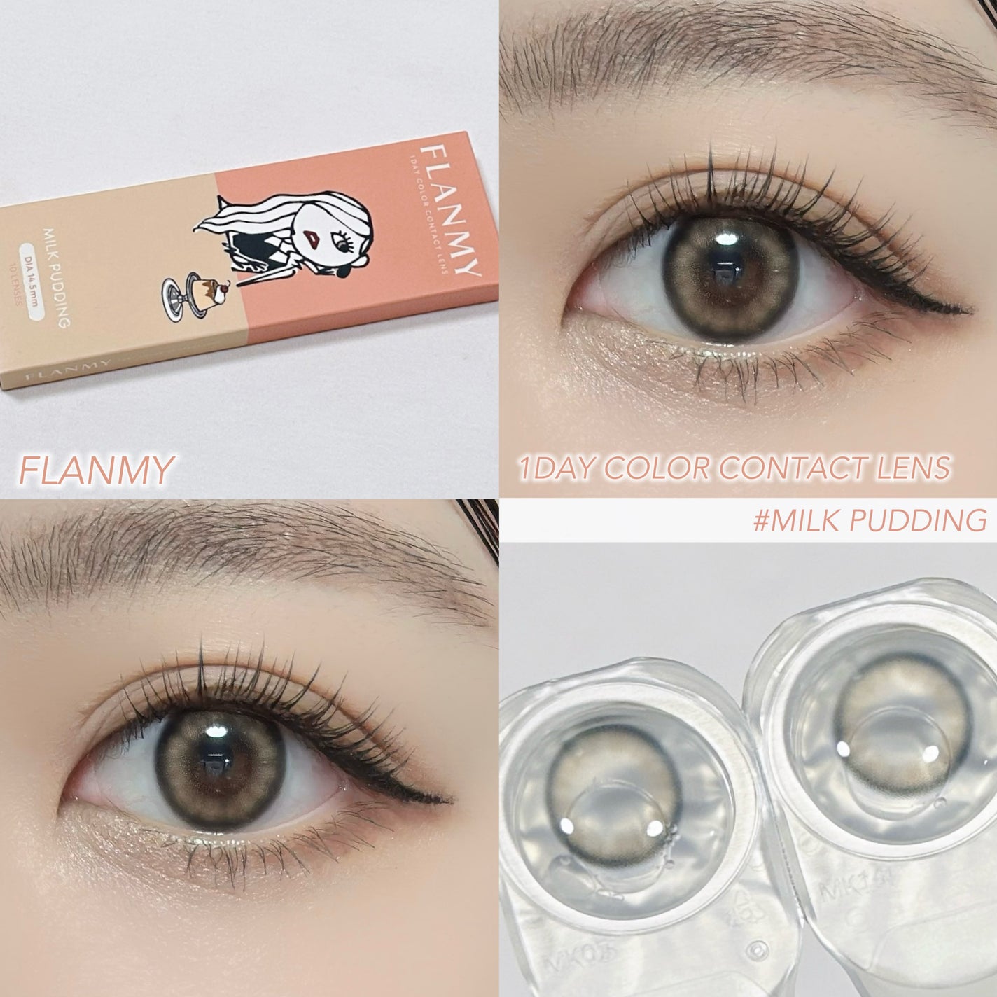 FLANMY 1day/FLANMY/ワンデー(1DAY)カラコンを使ったクチコミ(1枚目)