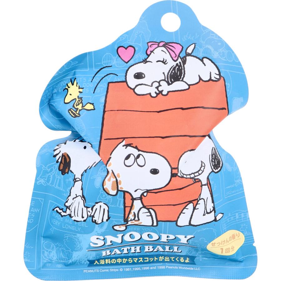 サンタン スヌーピー バスボール5 せっけんの香り