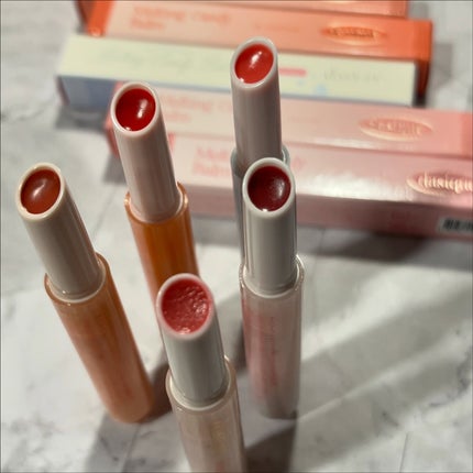 メルティングキャンディーバーム/dasique/口紅を使ったクチコミ(3枚目)