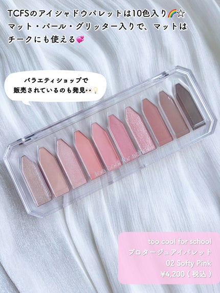 プロタージュアイパレット/too cool for school/アイシャドウパレットを使ったクチコミ(2枚目)