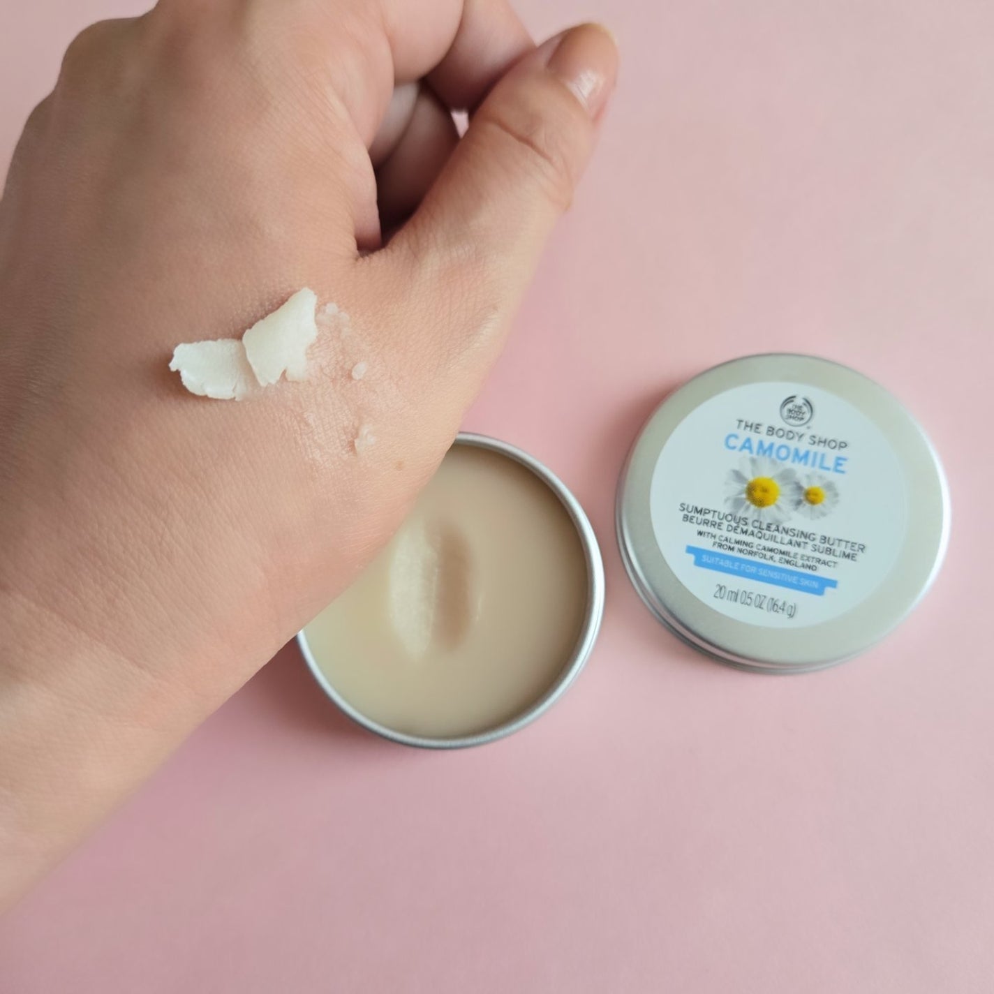 カモマイル サンプチュアス クレンジングバター/THE BODY SHOP/クレンジングバームを使ったクチコミ(3枚目)