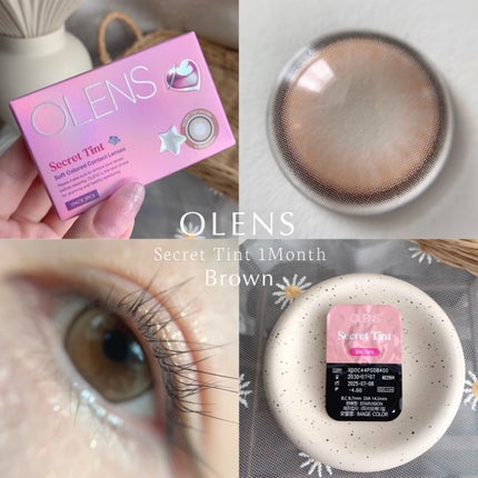secret tint/OLENS/1ヶ月(1MONTH)カラコンを使ったクチコミ(1枚目)