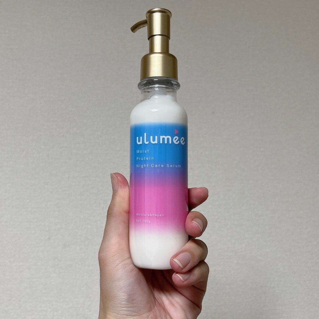 モイストプロテイン ナイトケアセラム/ulumee/アウトバストリートメントを使ったクチコミ(2枚目)