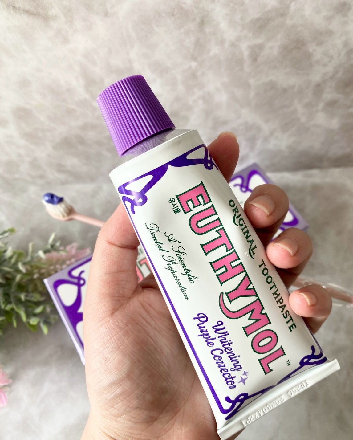 ホワイトニングパープルコレクター歯磨き粉/EUTHYMOL/その他を使ったクチコミ（3枚目）