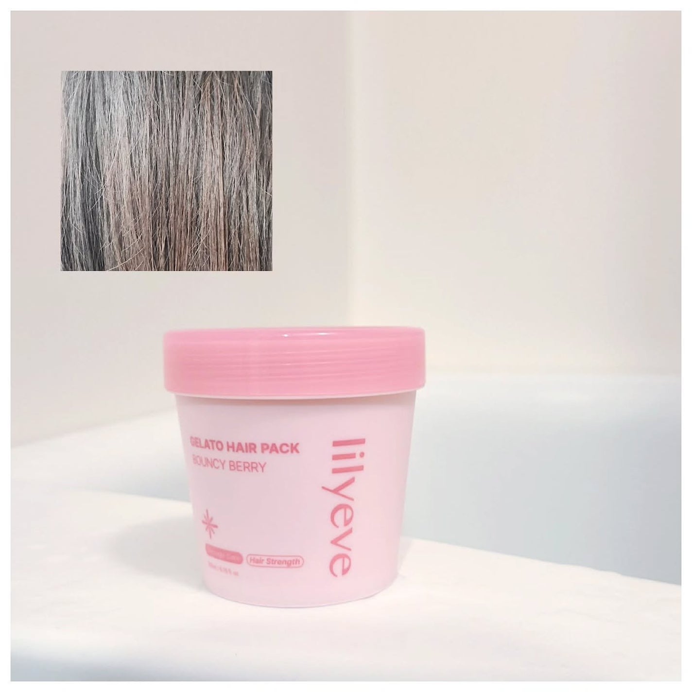 リペアターンジェラートヘアパック バウンシーベリー/リリーイブ/洗い流すヘアトリートメントを使ったクチコミ(5枚目)