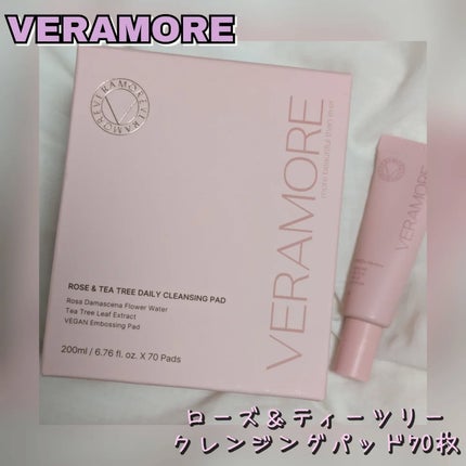 ローズ&ティーツリークレンジングパッド/VERAMORE/クレンジングシートを使ったクチコミ(1枚目)