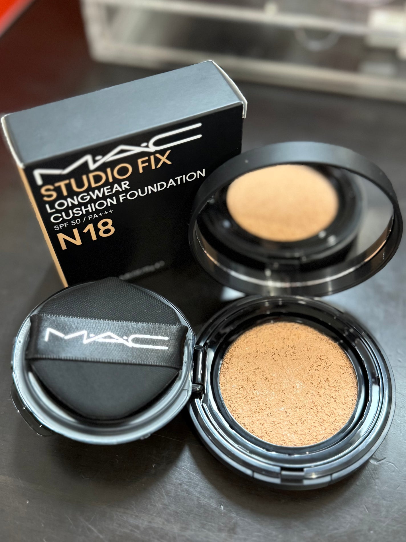 スタジオ フィックス ロングウエア クッション ファンデーション SPF 50/M・A・C/クッションファンデーションを使ったクチコミ(1枚目)