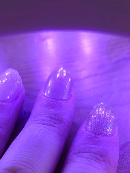 セミキュアジェルネイル(ハンド)/ohora/ネイルシールを使ったクチコミ(5枚目)