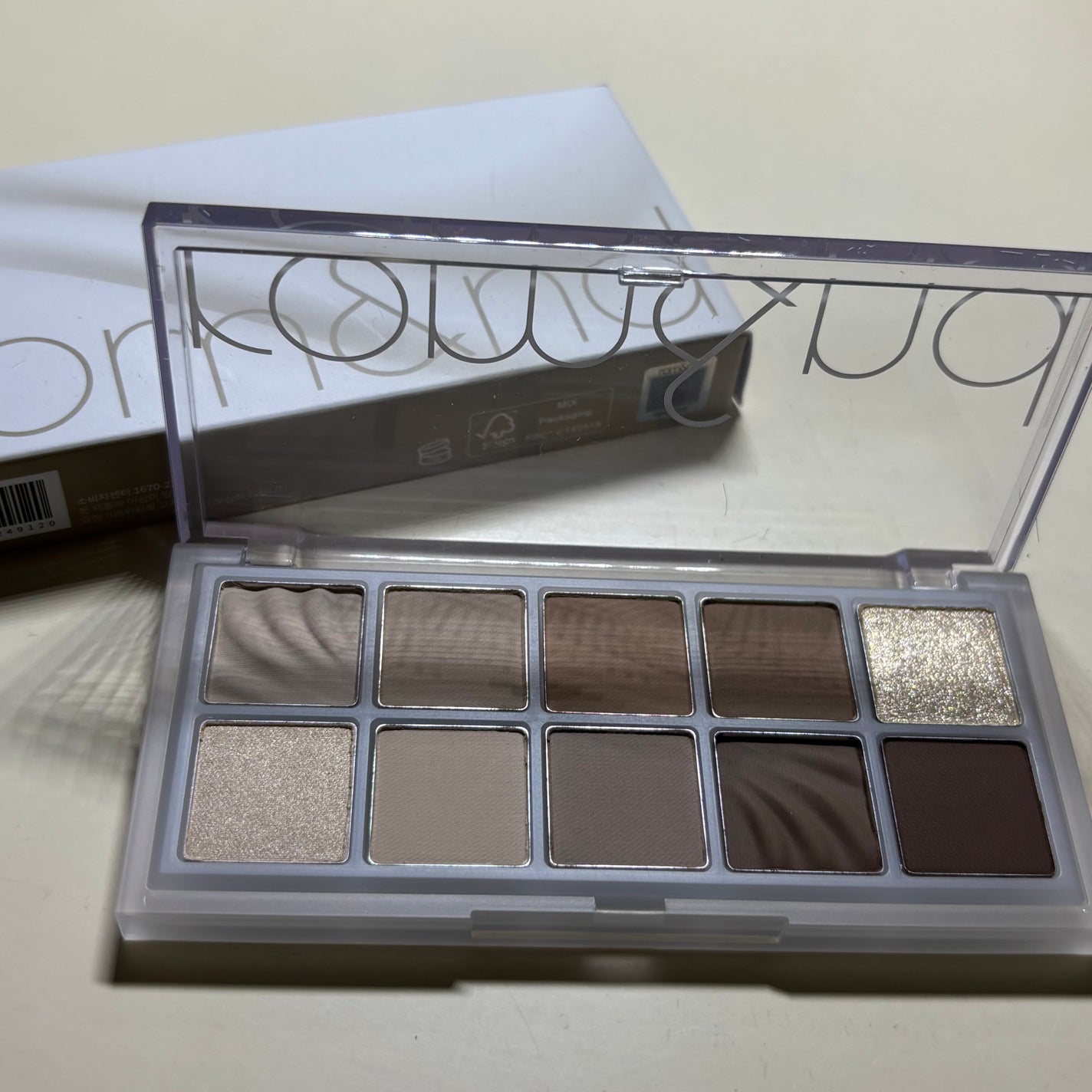 ベターザンパレット/rom&nd/アイシャドウパレットを使ったクチコミ(2枚目)