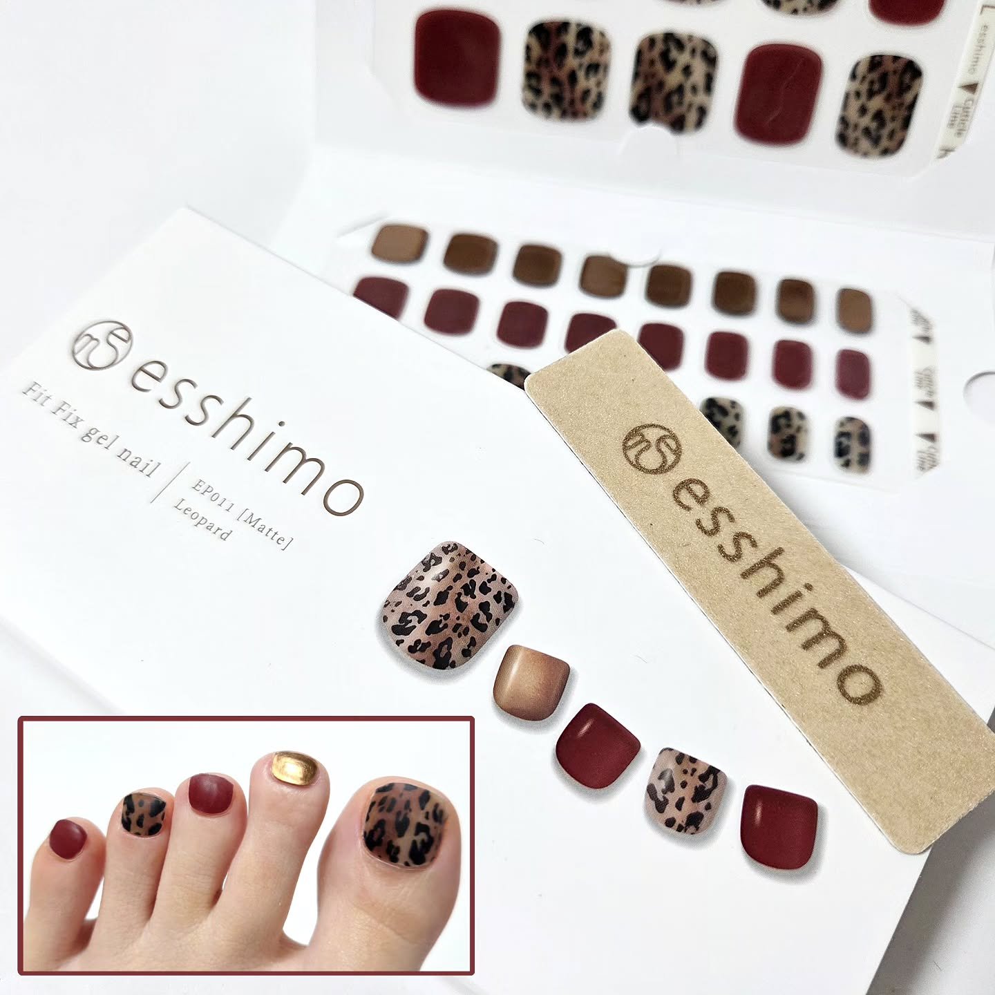 フィットフィックスジェルネイル/esshimo/ネイルシールを使ったクチコミ（1枚目）