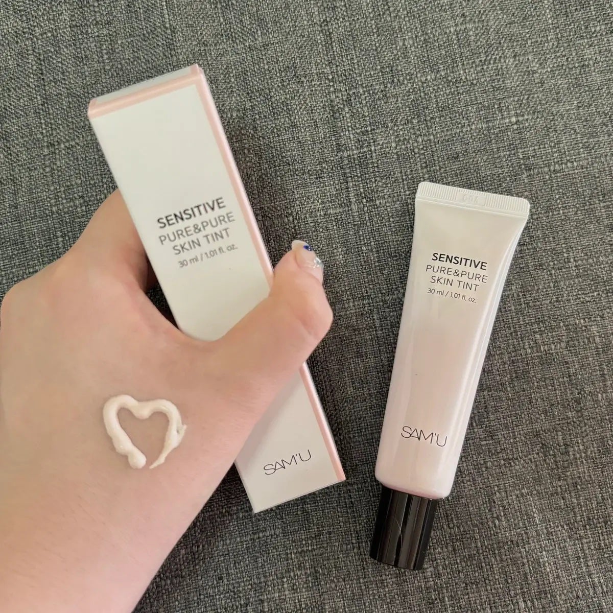センシティブピュア&ピュアスキンティント/SAM'U/化粧下地を使ったクチコミ(1枚目)