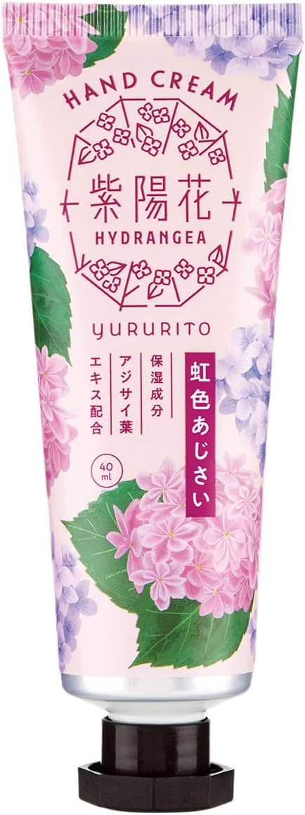 ゆるりと 紫陽花 ハンドクリーム 虹色あじさい 40mL
