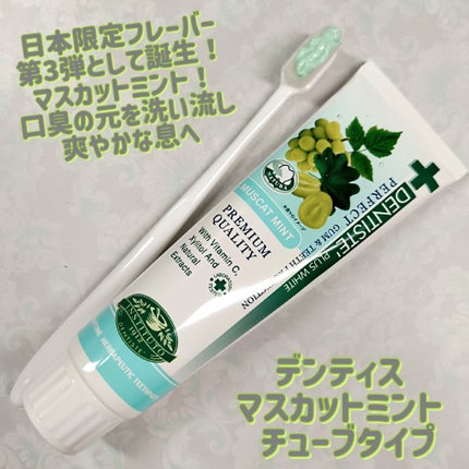 デンティス チューブタイプ チューブタイプ(マスカットミント)100g/デンティス/歯磨き粉を使ったクチコミ(1枚目)