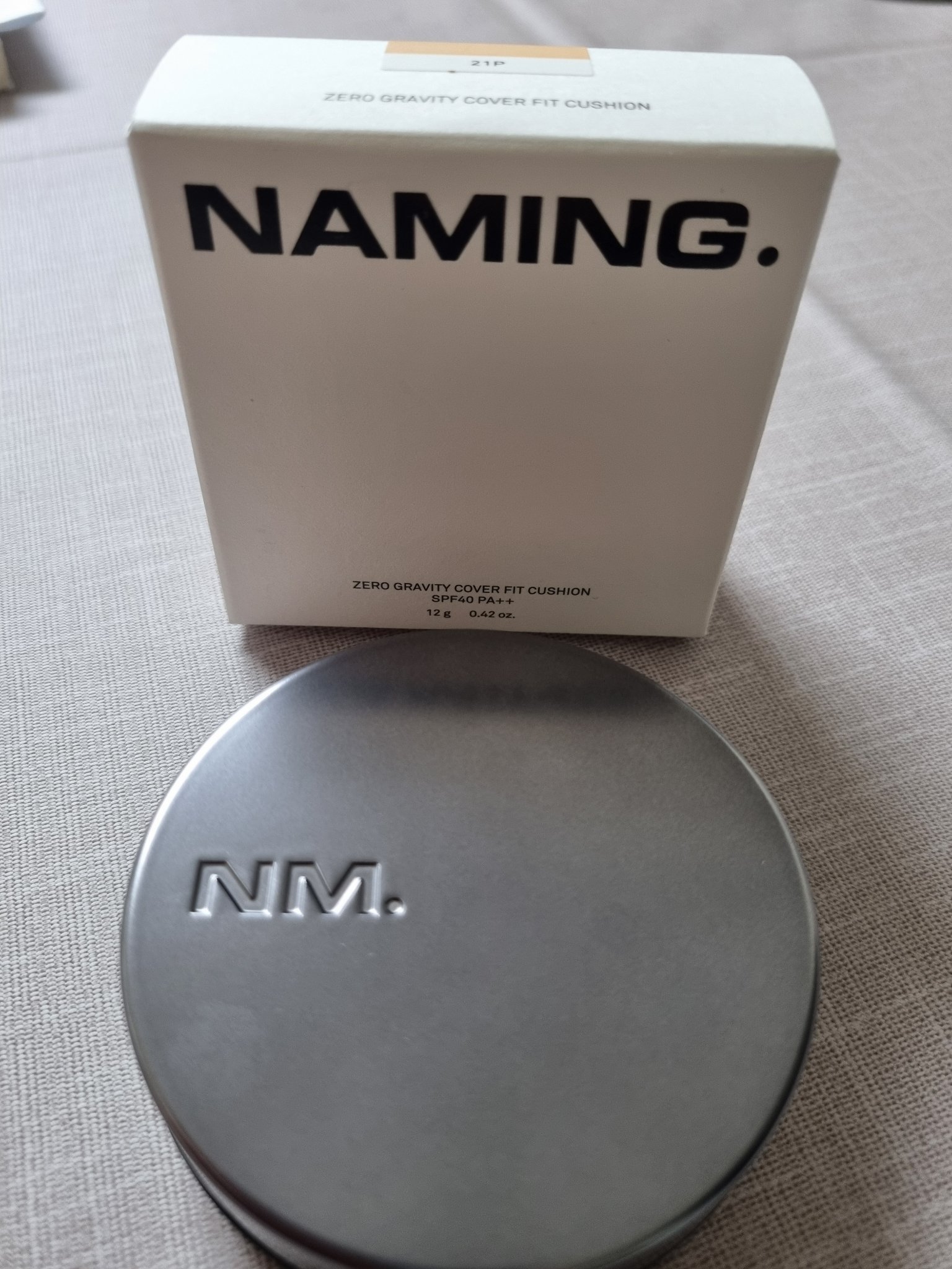 ネーミング ゼログラビティ カバーフィットクッション/NAMING./クッションファンデーションを使ったクチコミ（1枚目）