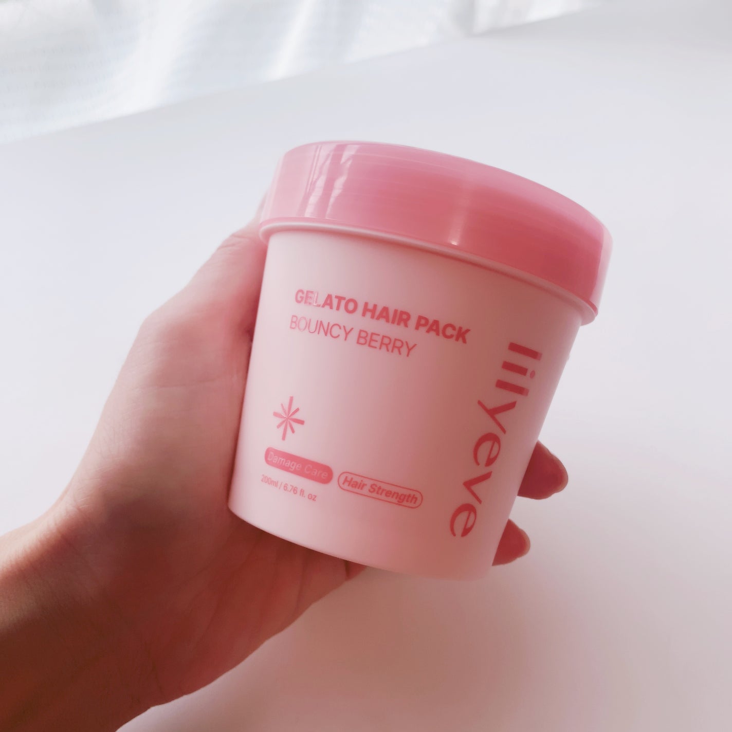 ジェラートヘアパック バウンシーベリー/リリーイブ/ヘアマスク・ヘアパックを使ったクチコミ(1枚目)