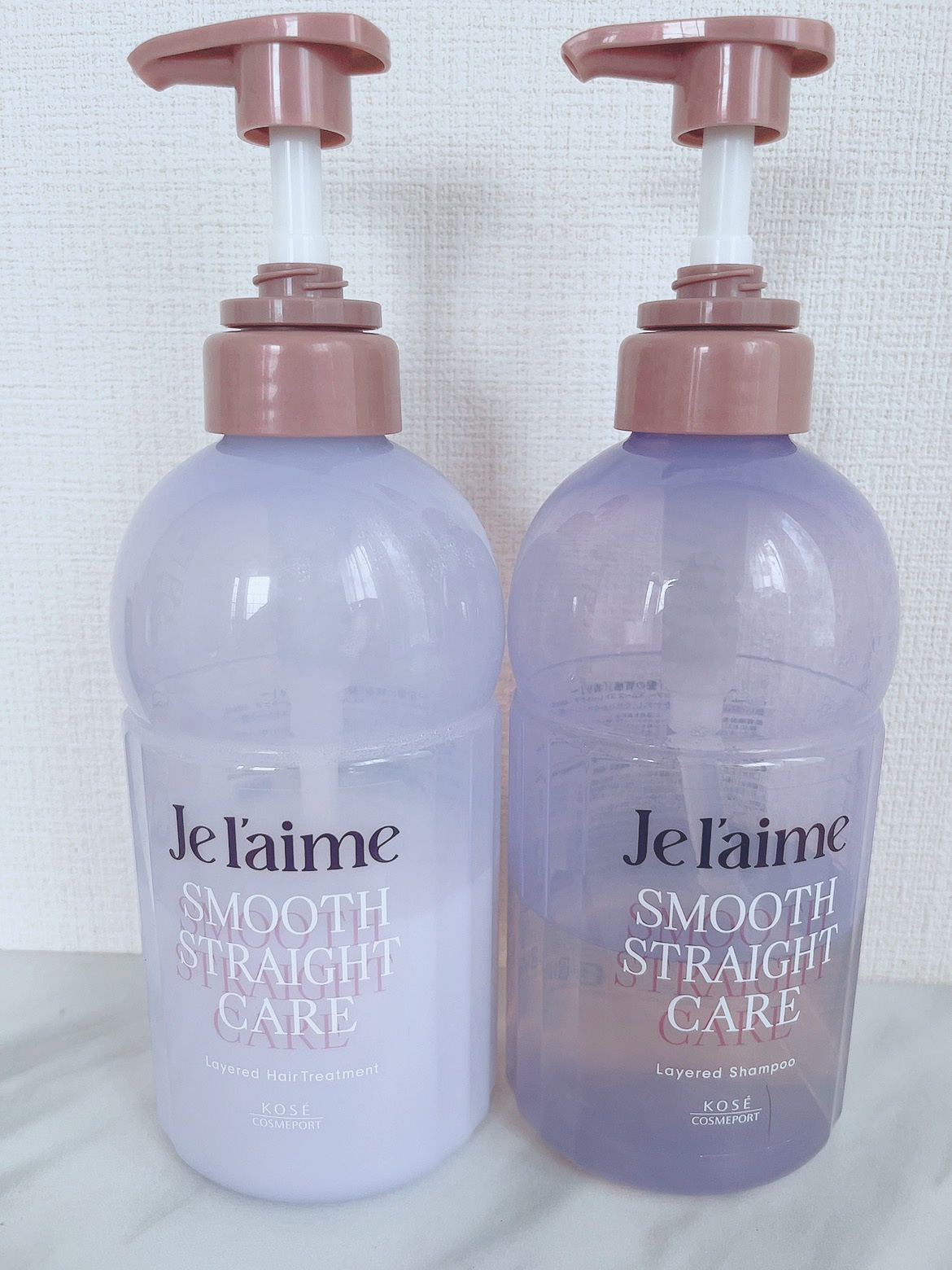 ジュレーム レイヤード シャンプー/ヘアトリートメント（スムースストレートケア）/Je l&#39;aime/市販シャンプーを使ったクチコミ（1枚目）