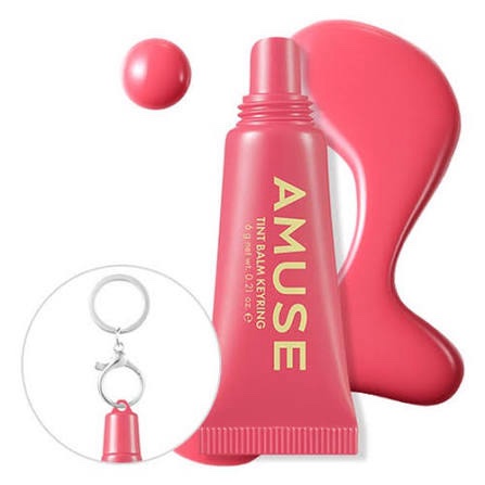 ケア/ティントバームキーリング 05 ローズミー/AMUSE/リップグロスを使ったクチコミ（1枚目）