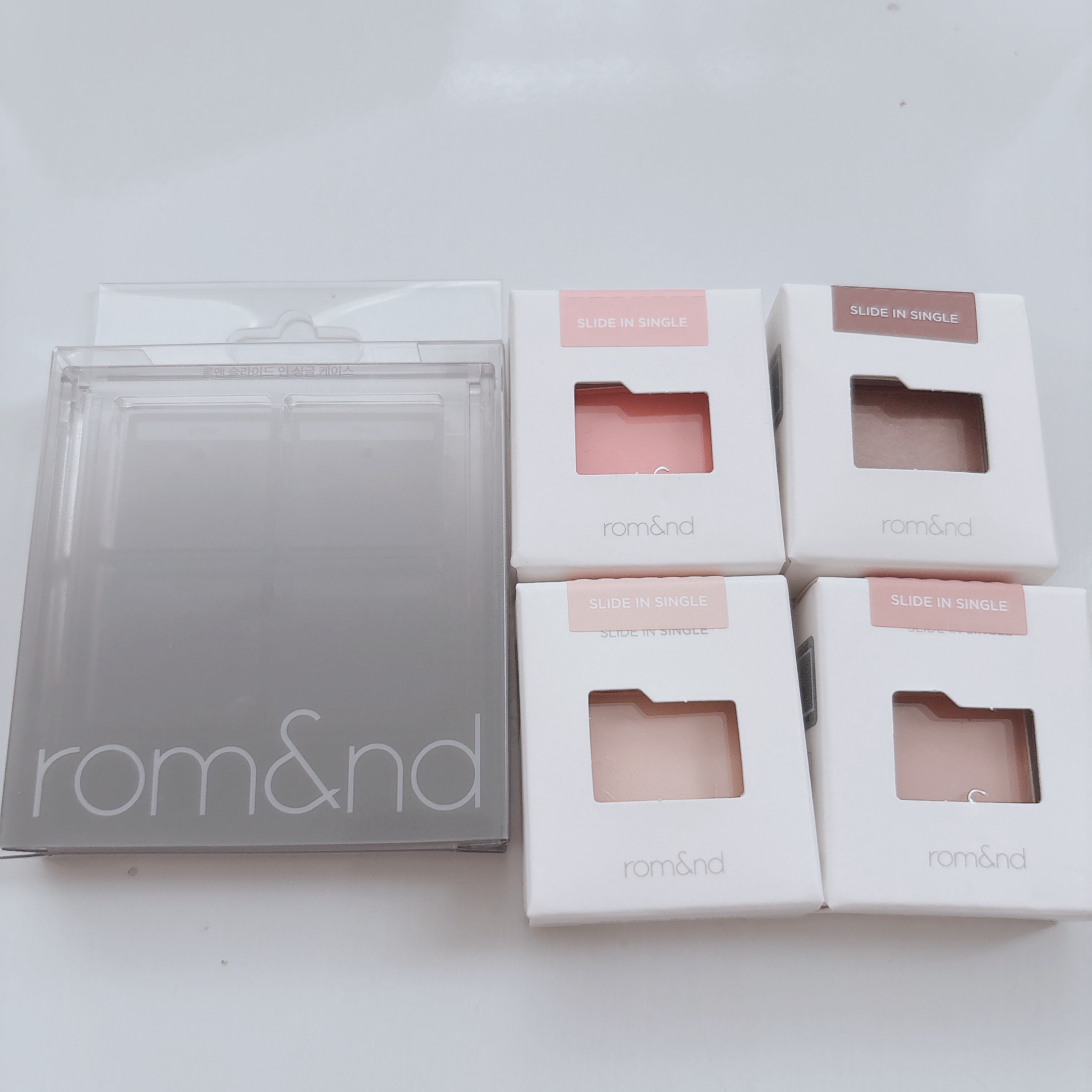 スライドインシングル M18 プレーンモカ/rom&nd/単色アイシャドウを使ったクチコミ（2枚目）