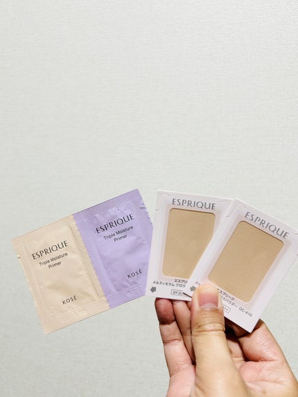 メルティセラム グロウパウダー OC-405 オークル/ESPRIQUE/パウダーファンデーションを使ったクチコミ(3枚目)