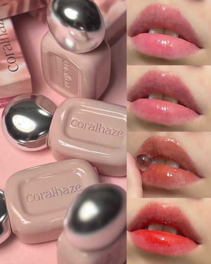 デュー ドロップ ティント/Coralhaze/リップティントを使ったクチコミ(1枚目)