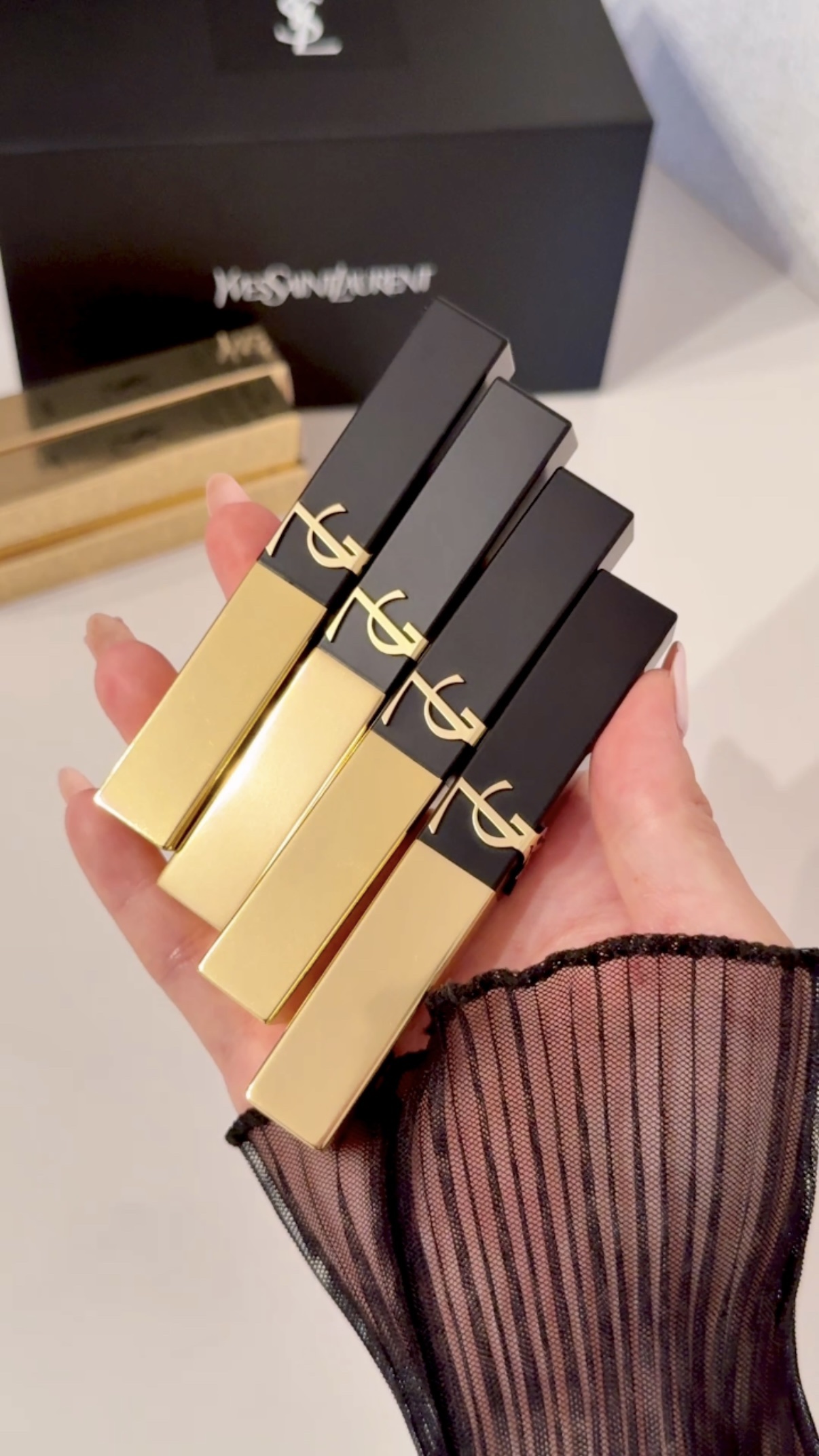ルージュ ピュールクチュール ザ スリム/YVES SAINT LAURENT BEAUTE/口紅を使ったクチコミ（3枚目）