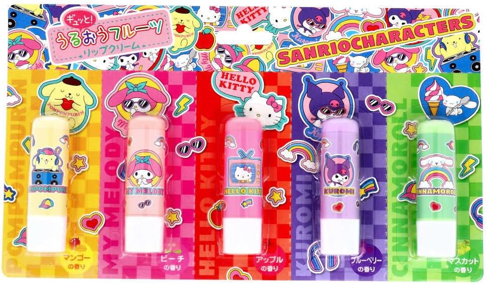 サンリオ サンリオキャラクターズ ギュッと！うるおうフルーツリップクリーム