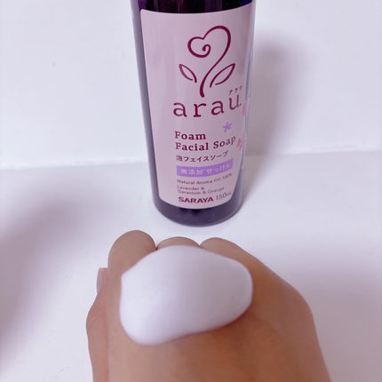 arau.(アラウ.) 泡フェイスソープ 本体150mL/arau.(アラウ)/泡洗顔を使ったクチコミ(2枚目)
