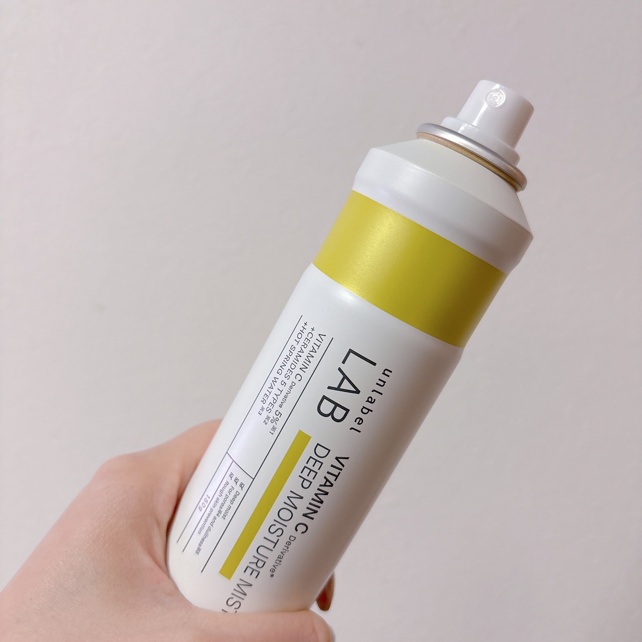 アンレーベル Ｖ　ディープモイスチャーミスト/unlabel/ミスト状化粧水を使ったクチコミ（2枚目）