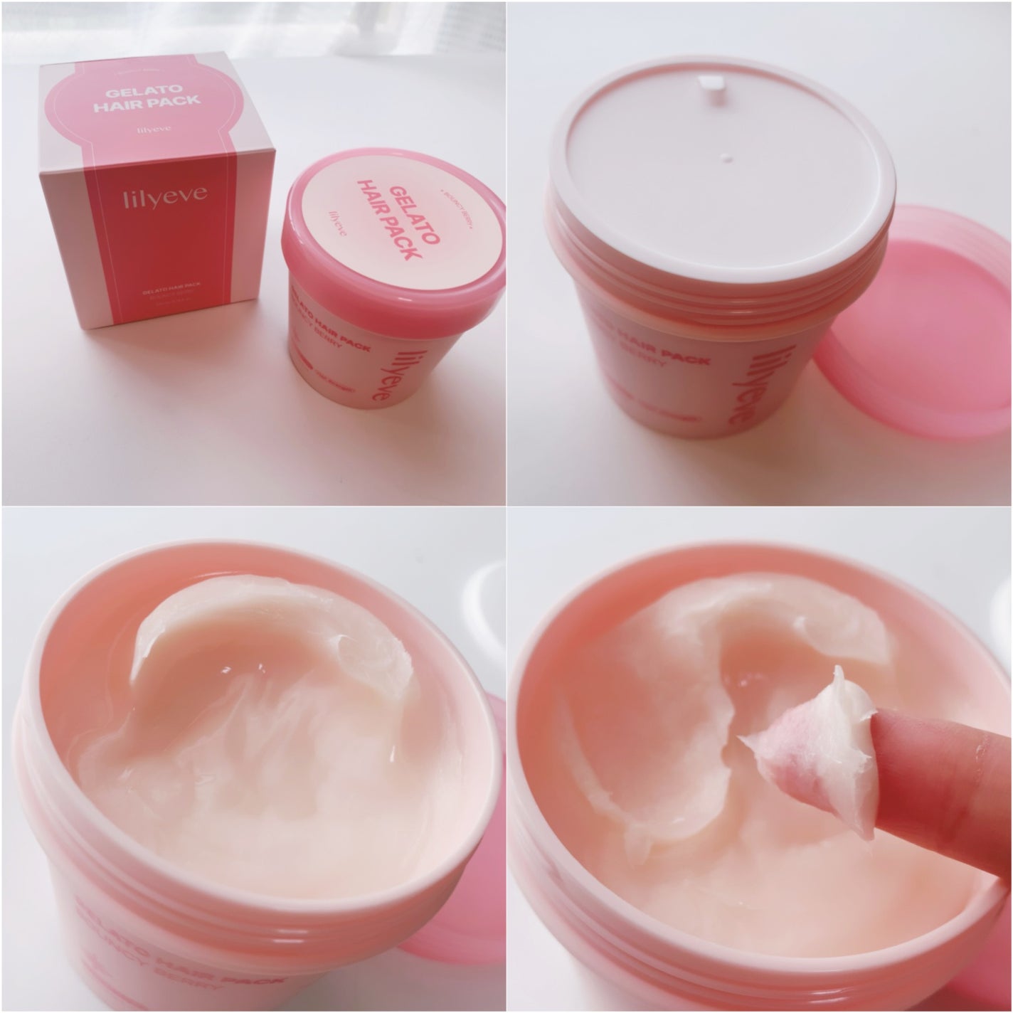 ジェラートヘアパック バウンシーベリー/リリーイブ/ヘアマスク・ヘアパックを使ったクチコミ(2枚目)