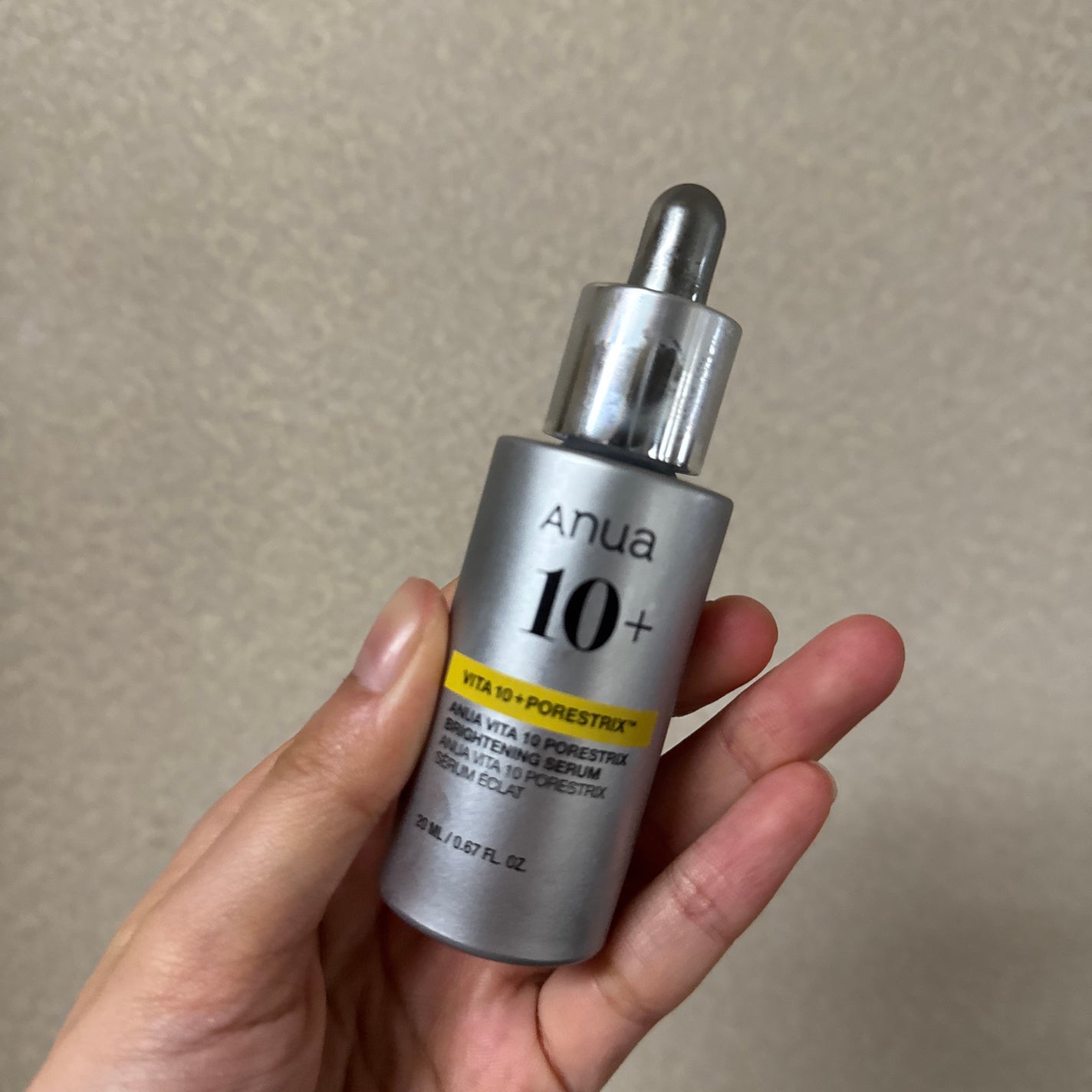 ビタミン10 PORESTRIX セラム/Anua/美容液を使ったクチコミ(1枚目)