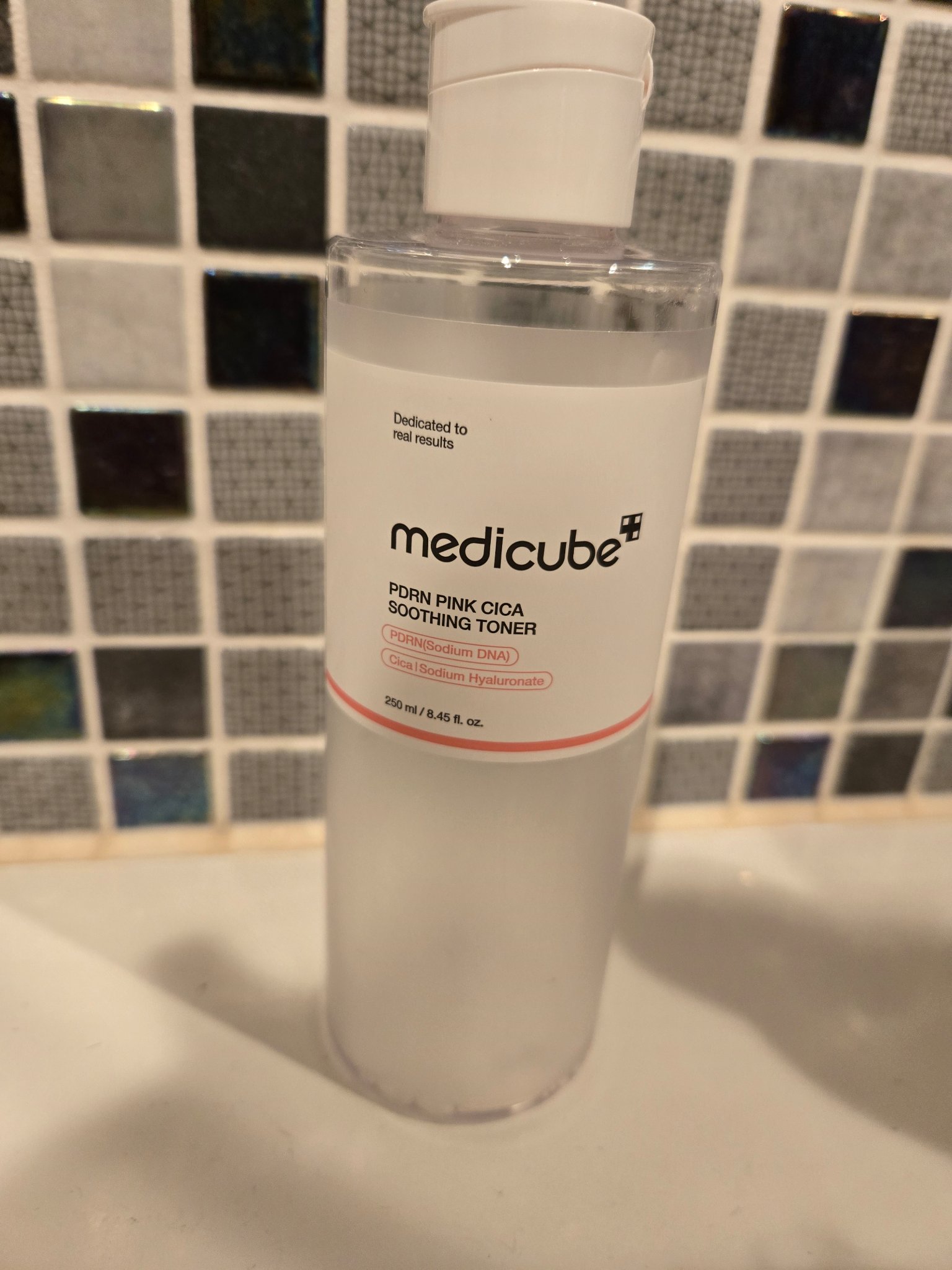 ▷使い切り

▹▸MEDICUBE
PDRN ピンクスージングトナー

8月上旬から朝晩パシャパシャ使い始めて、
昨日なくなったから1ヶ月半くらい？
感想は、普通でした(ｏ'∀')
肌トラブルもなかったから合ってはいたのかなー？？

今日か