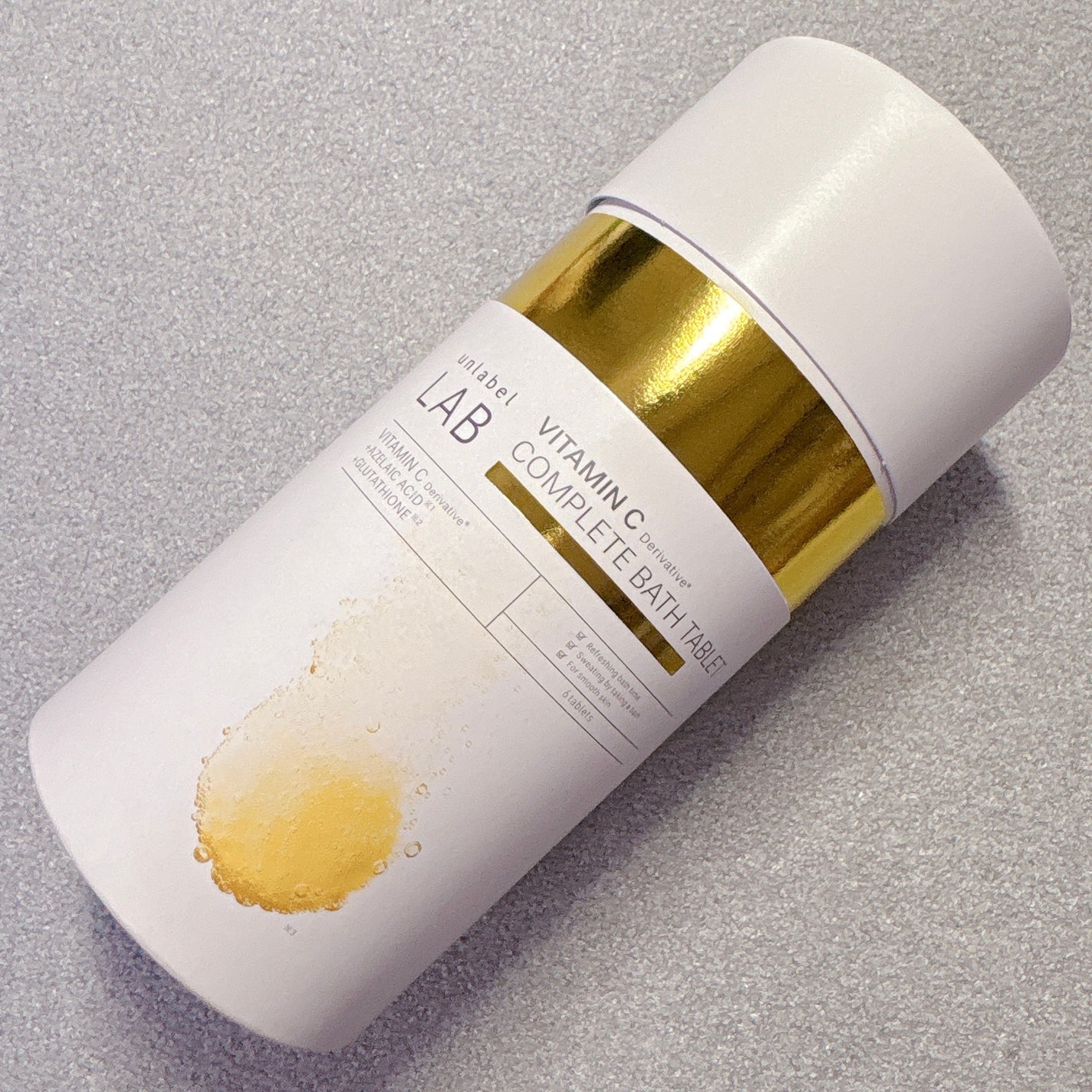 アンレーベル ラボ V バスタブレット/unlabel/炭酸系入浴剤を使ったクチコミ(1枚目)