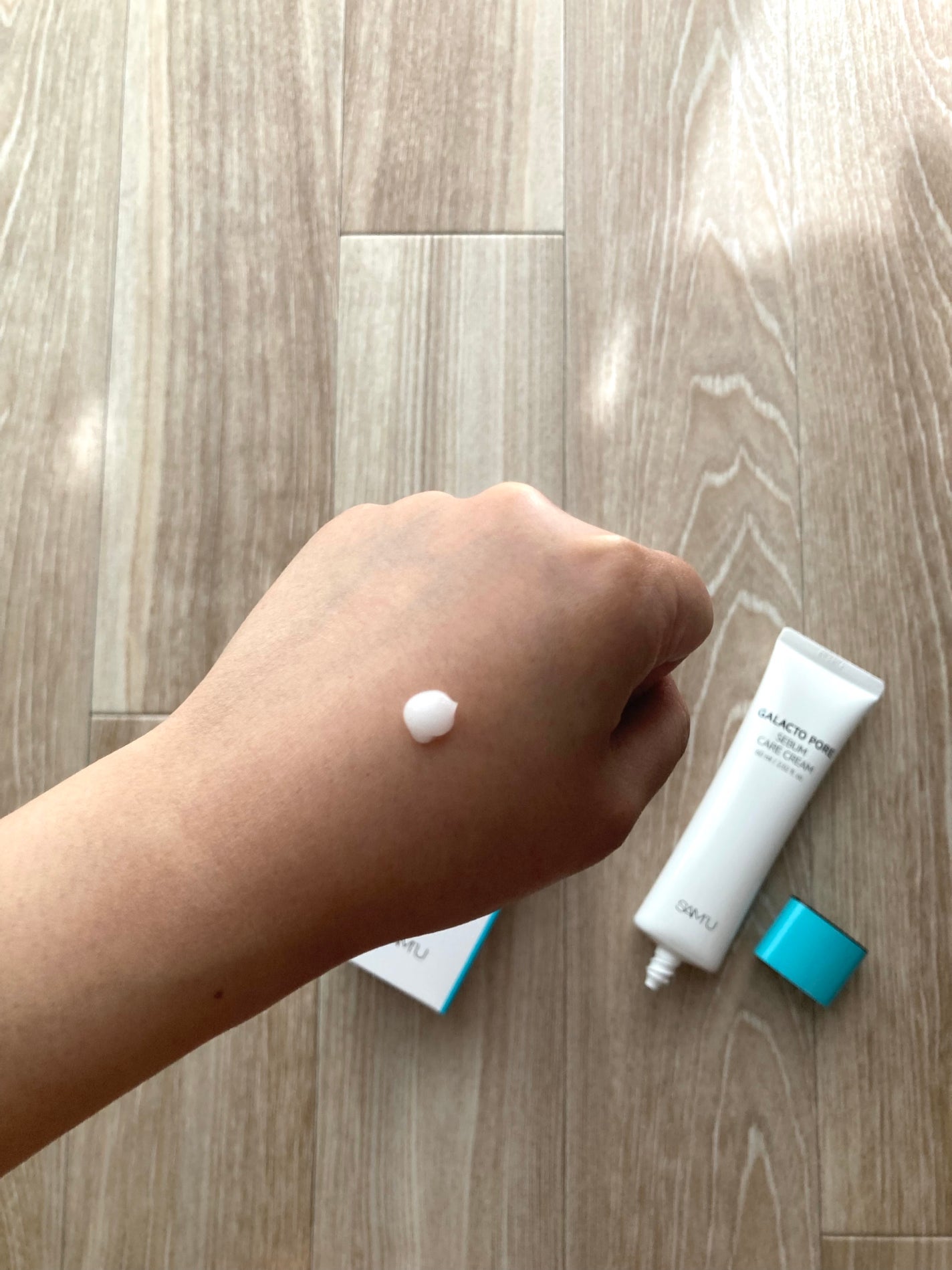 サミュ ガラクトポア セバムケアクリーム/SAM'U/フェイスクリームを使ったクチコミ(2枚目)