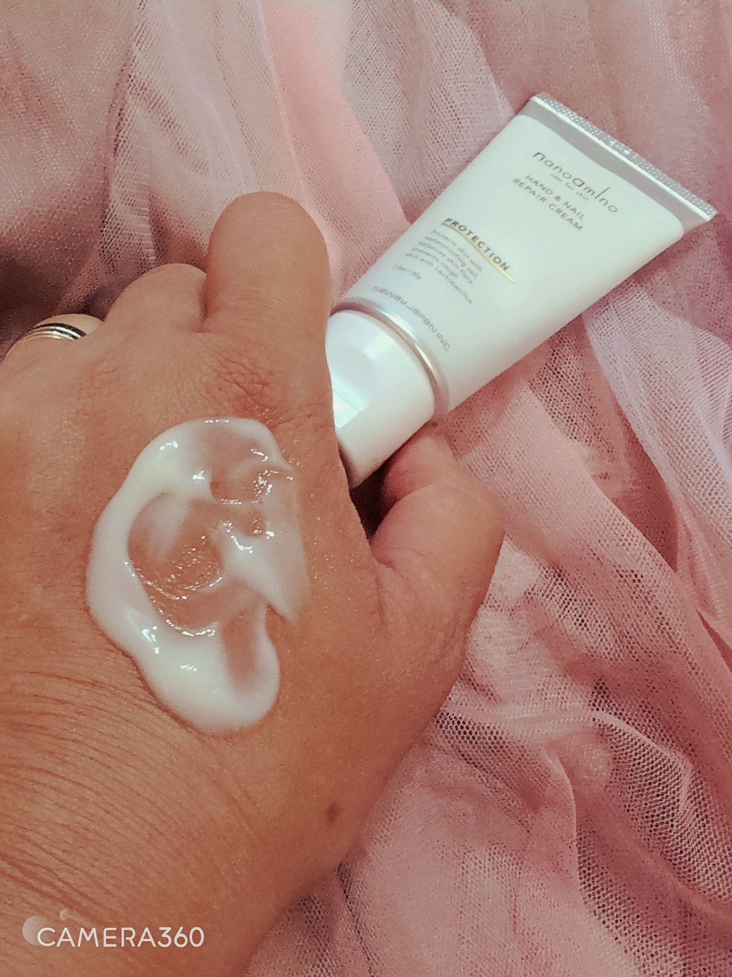 ハンド&ネイル リペア クリーム プロテクション/ナノアミノ/ネイルオイル・トリートメントを使ったクチコミ(2枚目)
