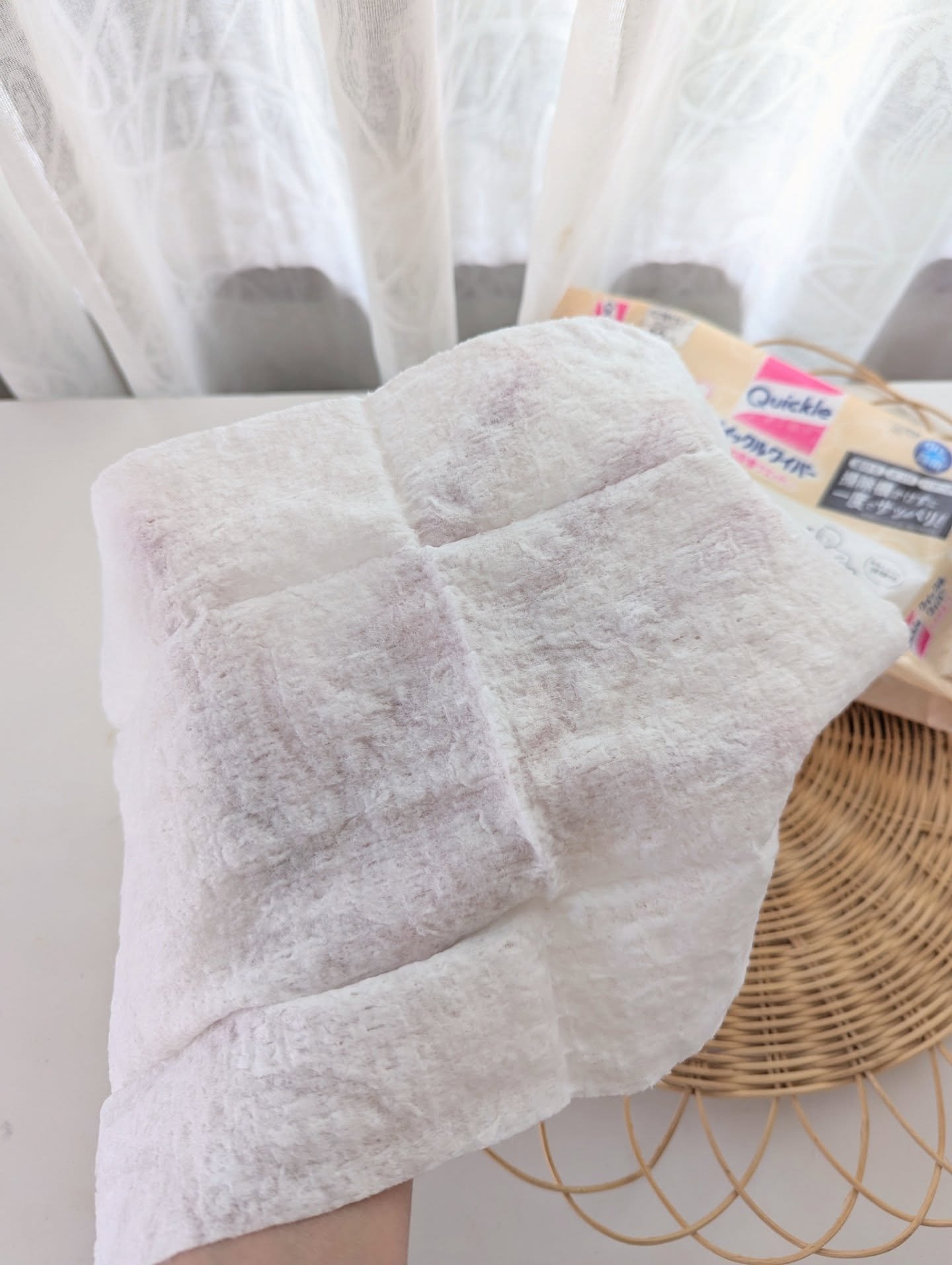 クイックルワイパー 立体吸着ウエットシート 無添加タイプ/花王/その他を使ったクチコミ（2枚目）