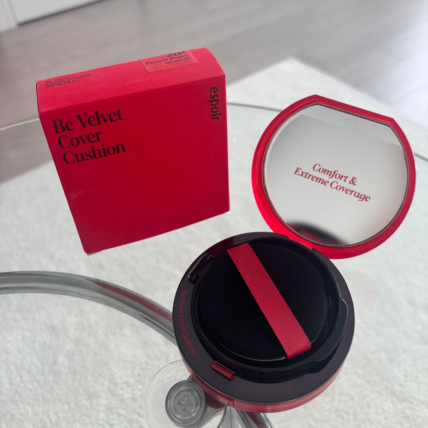 ビーベルベットカバークッション/espoir/クッションファンデーションを使ったクチコミ(1枚目)