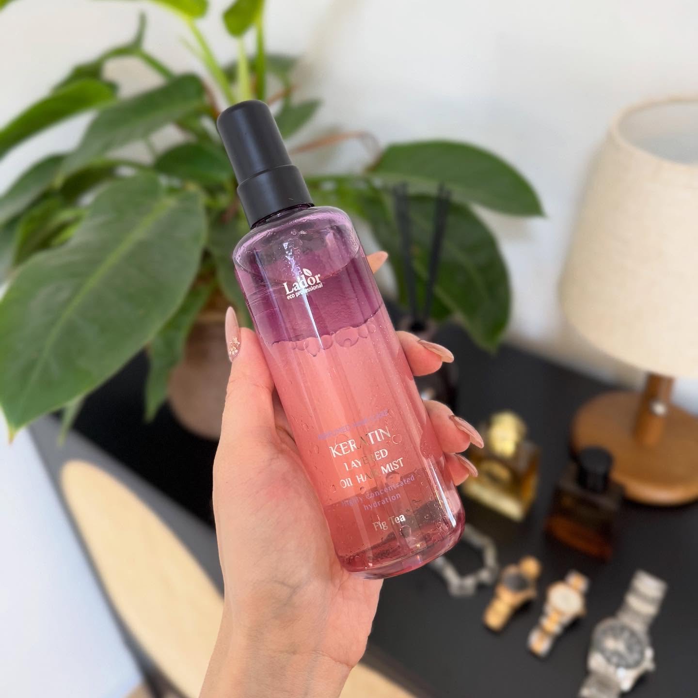 ケラチンレイヤードオイルミスト フィグティ/La'dor/ヘアミストを使ったクチコミ（2枚目）