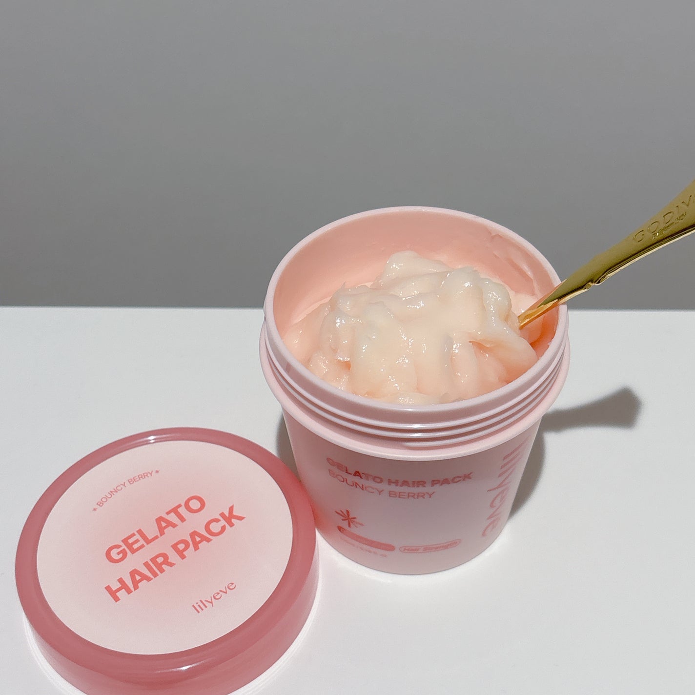 リペアターンジェラートヘアパック バウンシーベリー/リリーイブ/洗い流すヘアトリートメントを使ったクチコミ(2枚目)