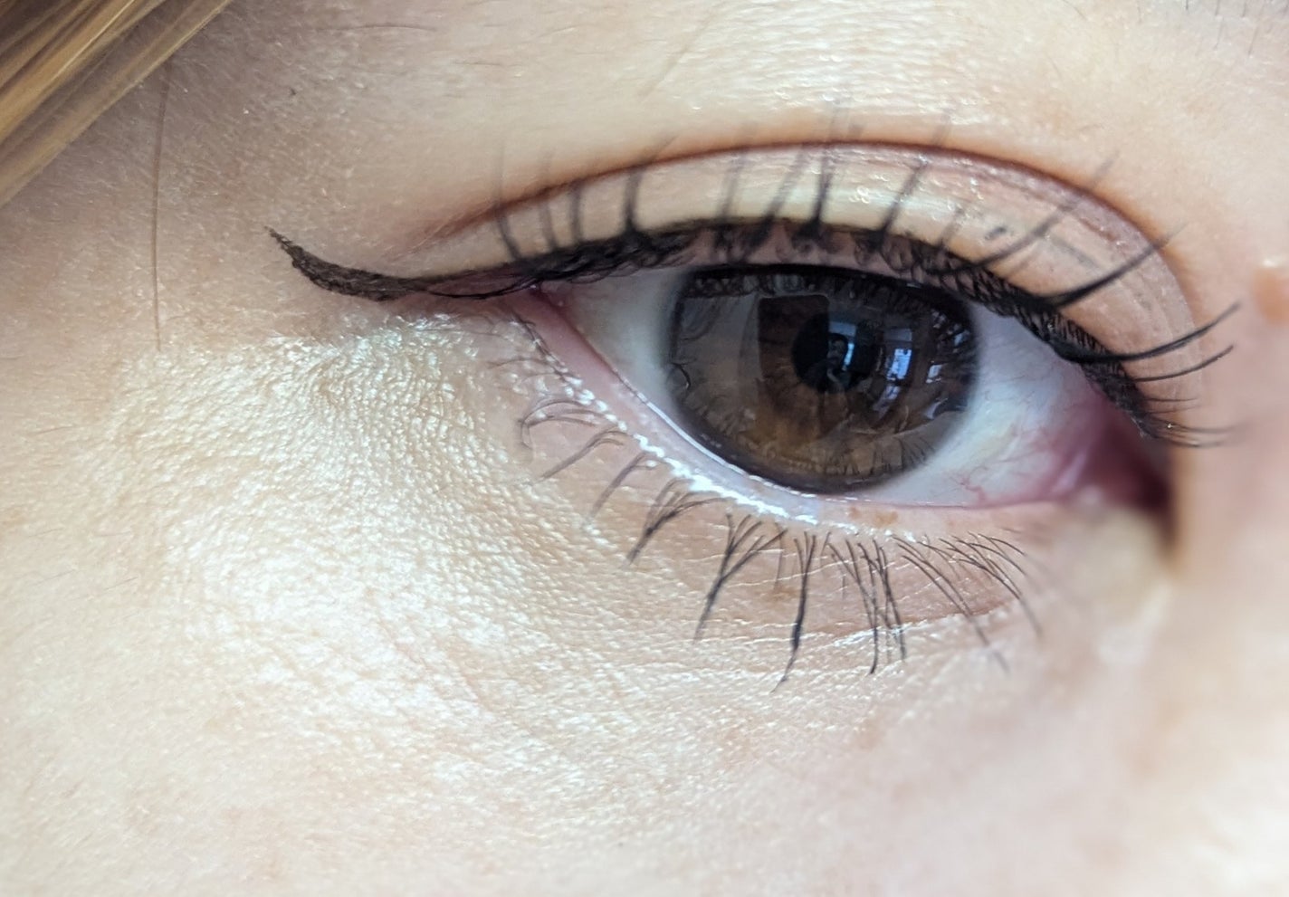 リキッドアイライナー/ルルズコスメティコ/リキッドアイライナーを使ったクチコミ(3枚目)