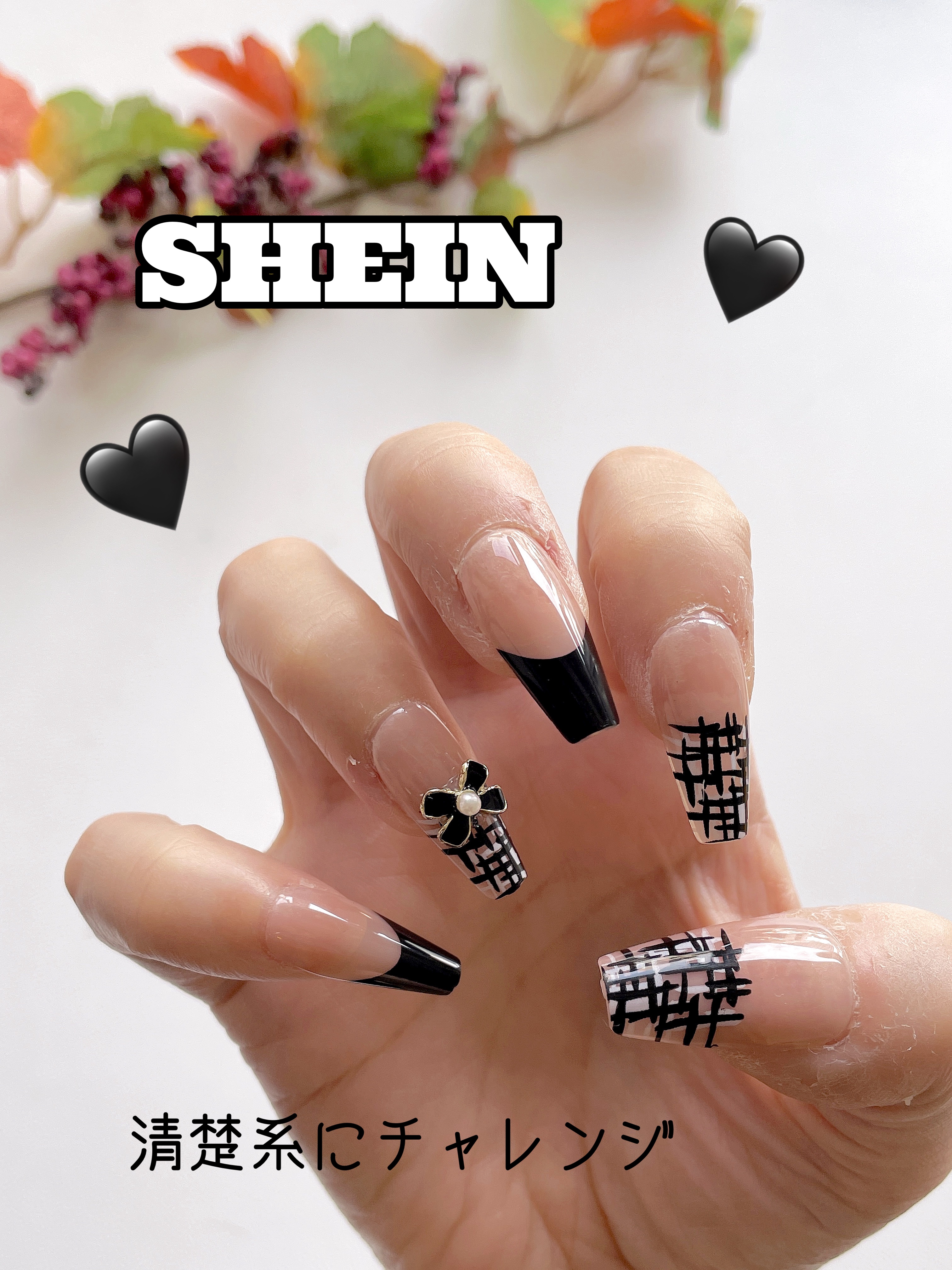 ネイルチップ/SHEIN/ネイルチップ・パーツを使ったクチコミ（1枚目）