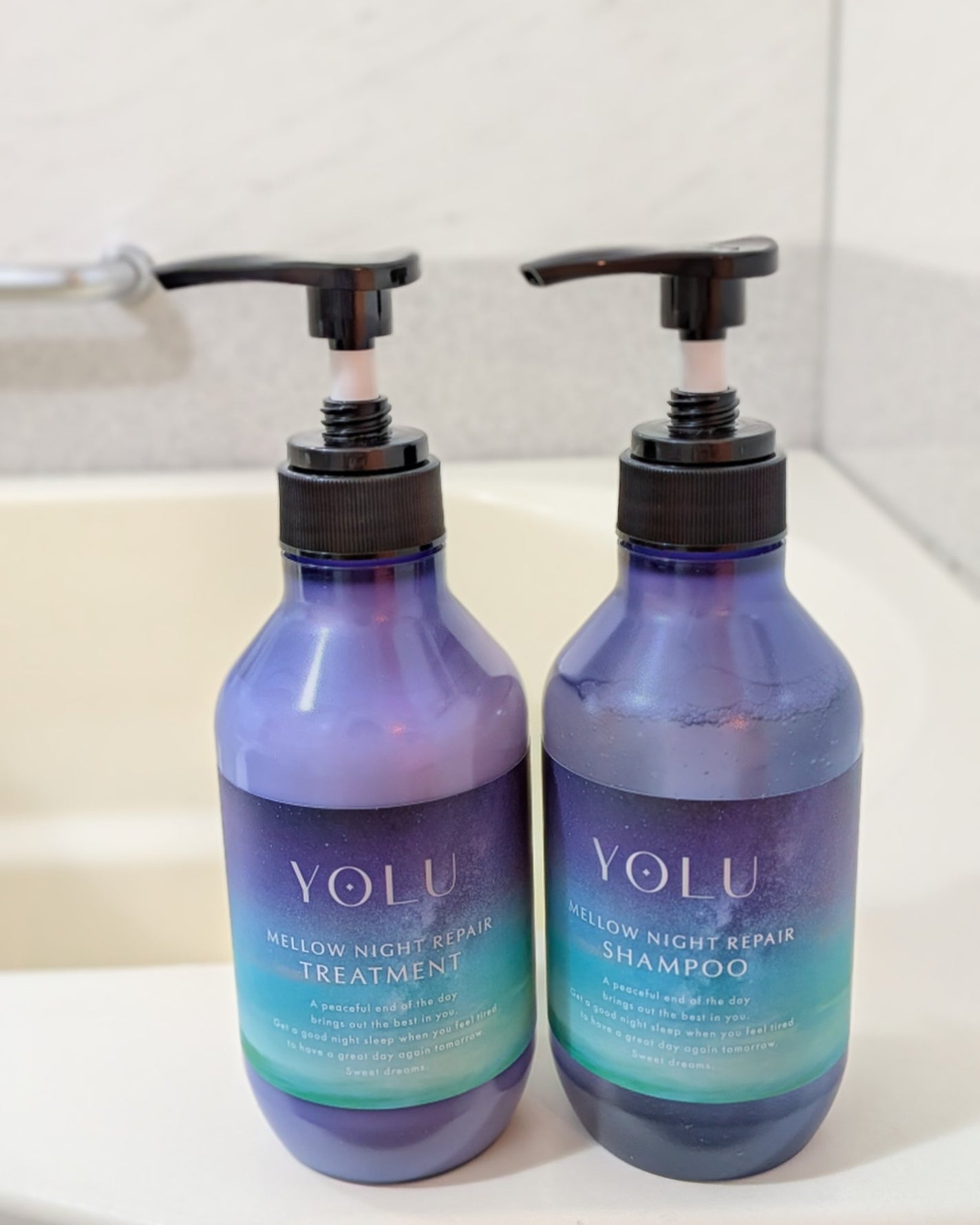 ヨル メロウナイトリペアシャンプー/トリートメント/YOLU/市販シャンプーを使ったクチコミ(4枚目)