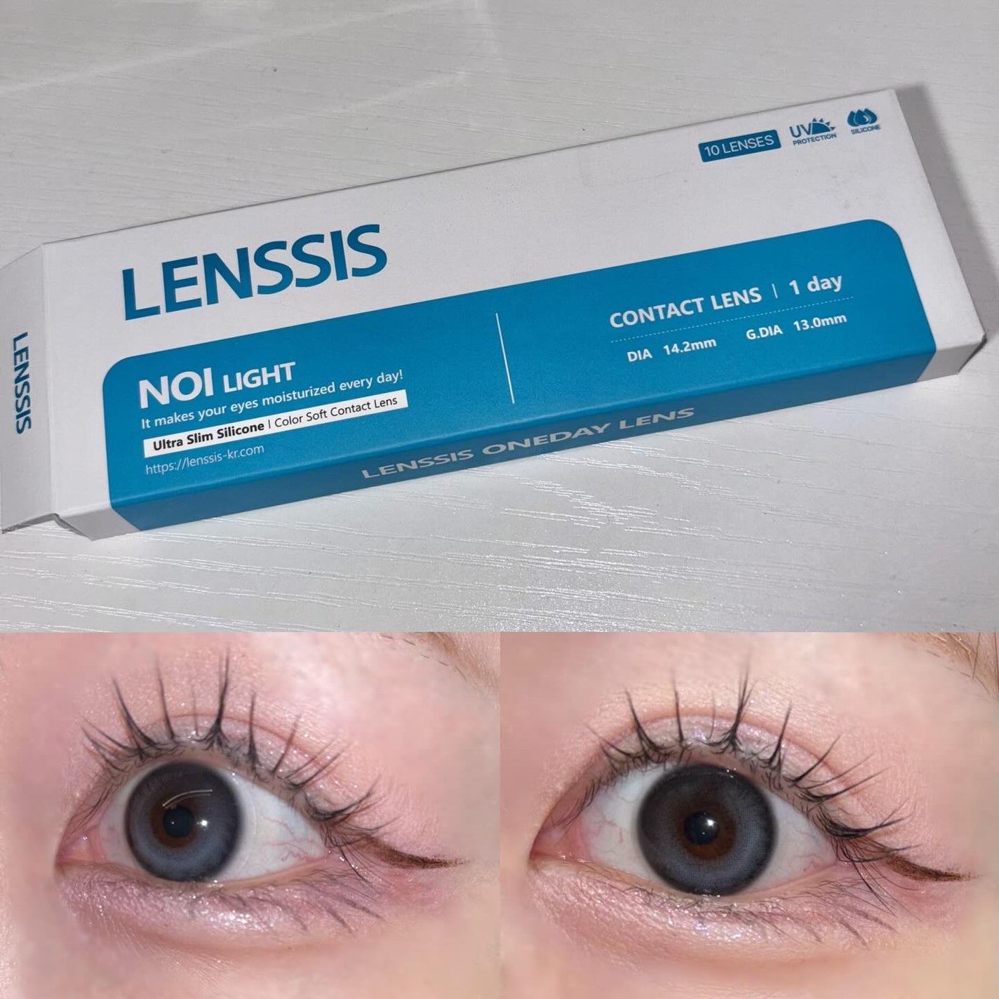 ノイシリーズ/LENSSIS/カラーコンタクトレンズを使ったクチコミ(3枚目)