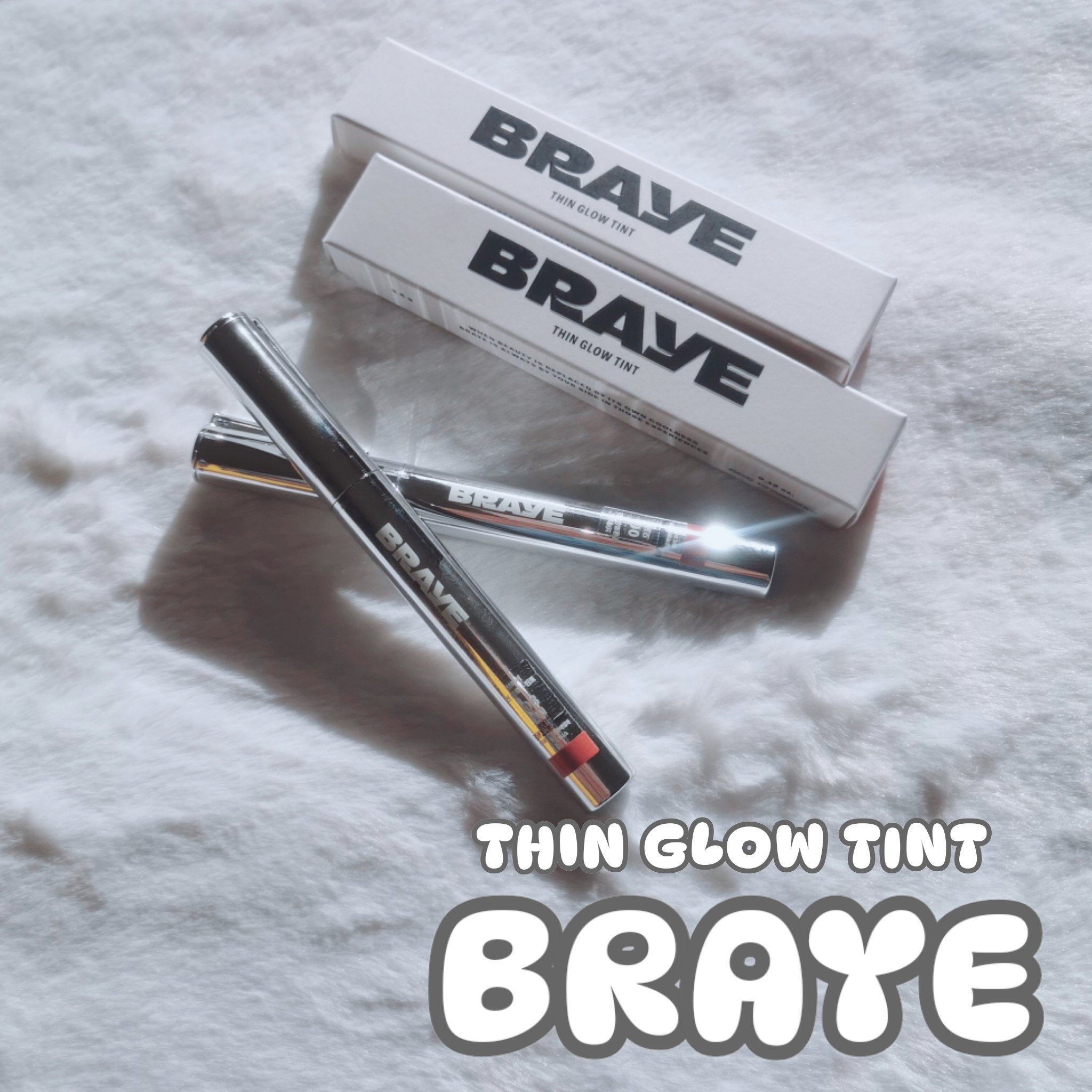 THIN GLOW TINT/BRAYE/口紅を使ったクチコミ（1枚目）