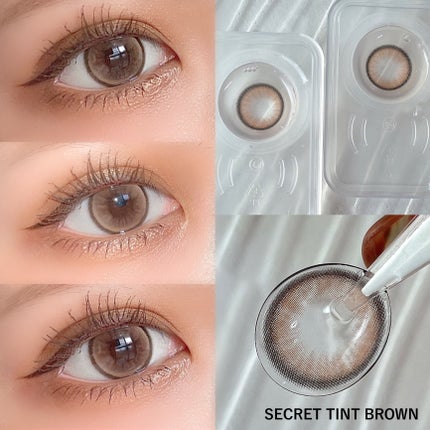 secret tint/OLENS/1ヶ月(1MONTH)カラコンを使ったクチコミ(2枚目)