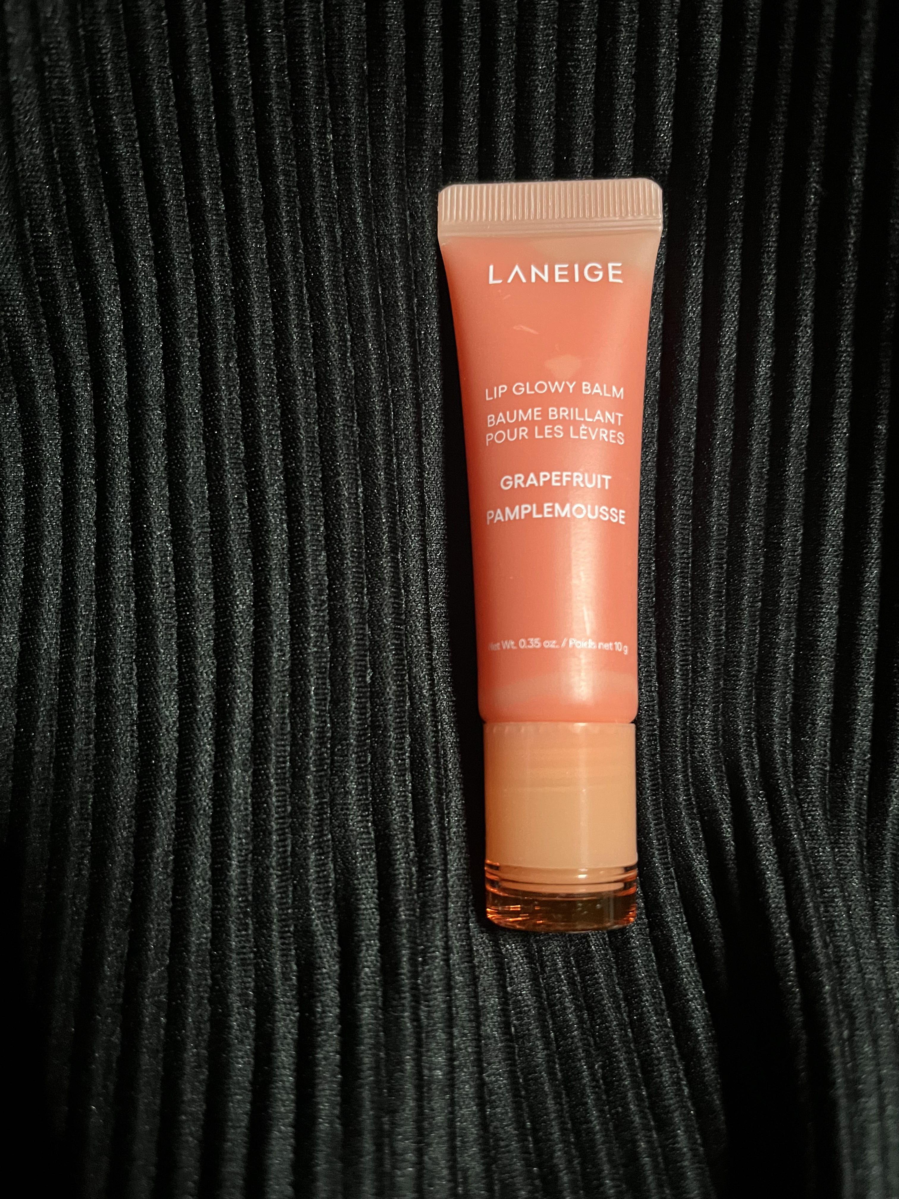 リップグロウィバーム グレープフルーツ/LANEIGE/リップバームを使ったクチコミ（2枚目）